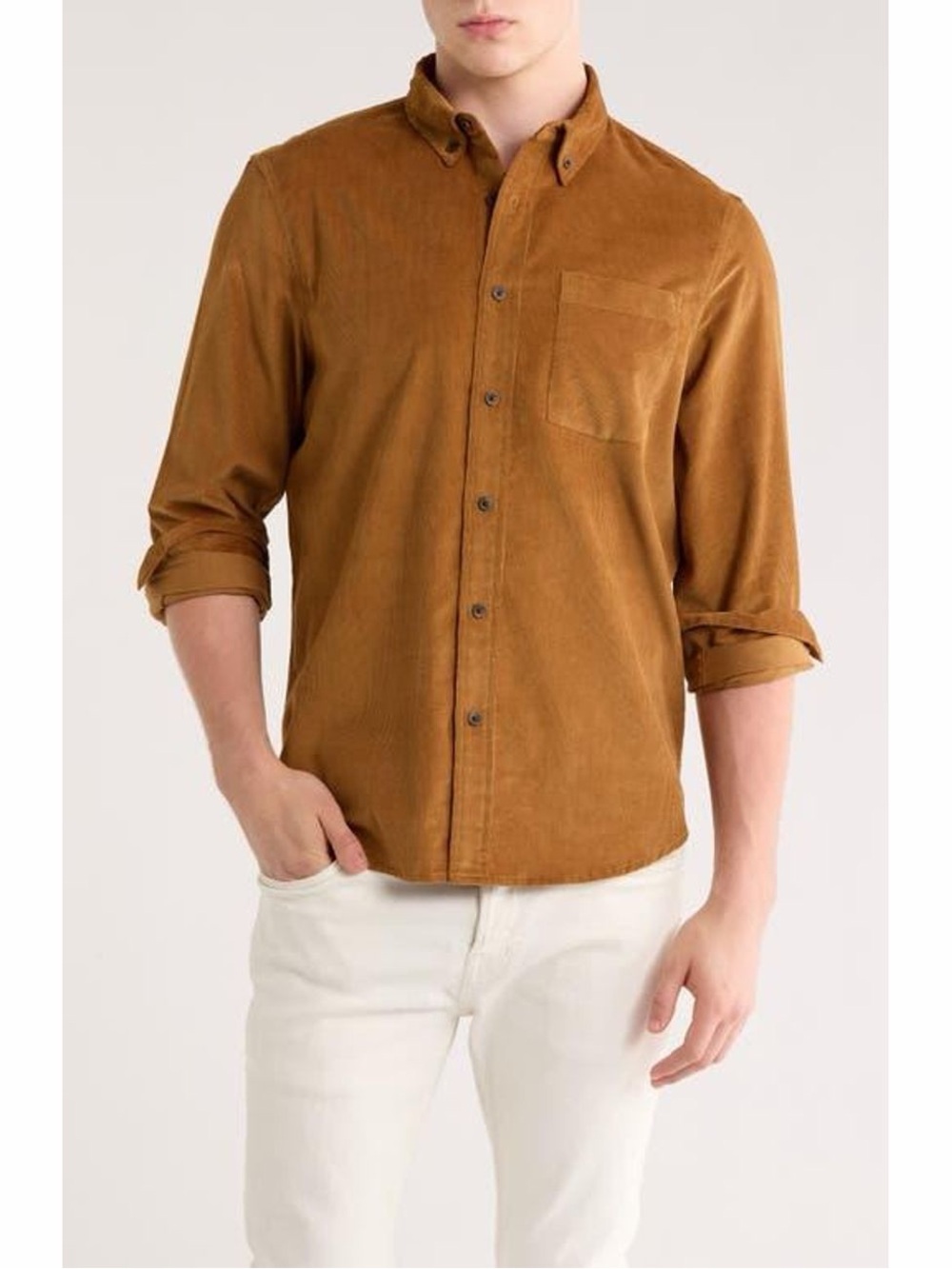 NWT Nordstrom Men's Corduroy Button-Up Shirt